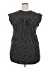 Muse Polka Dots Black Sleeveless T-Shirt Size 2X (estimated) - photo 2