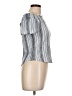 Socialite 100% Rayon Blue Short Sleeve Top Size L - photo 4