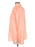 Old Navy 100% Cotton Color Block Orange Long Sleeve Blouse Size L - photo 5