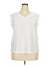 Unbranded White Sleeveless Blouse Size 2X - photo 1