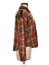 Mystree Plaid Brown Long Sleeve Blouse Size M - photo 4