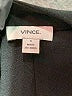 Vince. 100% Polyester Solid Black Casual Dress Size 0 - photo 7