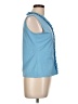 C.P.W. New York Blue Sleeveless Blouse Size L - photo 4