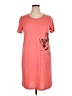 Triumph Graphic Orange Casual Dress Size 14 - photo 1