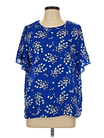 Liz Claiborne Career Short Sleeve Blouse (view 1)