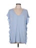 Lyssé Blue Sleeveless T-Shirt Size L - photo 1