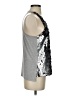 Elizabeth and James 100% Polyester Silver Active Tank Size S - photo 4