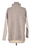 Kokun 100% Cashmere Color Block Gray Cashmere Pullover Sweater Size M - photo 2