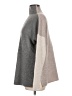 Kokun 100% Cashmere Color Block Gray Cashmere Pullover Sweater Size M - photo 5