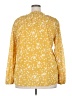 Dokotoo 100% Polyester Yellow Long Sleeve Blouse Size 2X - photo 2