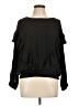 Gianni Bini 100% Polyester Black Long Sleeve Blouse Size L - photo 1