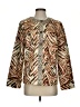 Susan Graver Animal Print Brown Blazer Size S - photo 1