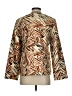 Susan Graver Animal Print Brown Blazer Size S - photo 2