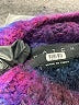 Hatch Color Block Purple turtleneck sweater Size 2 - photo 6