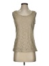 Dana Buchman 100% Nylon Tan Sleeveless Blouse Size S - photo 1