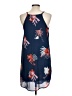 Unbranded Tropical Blue Casual Dress Size L - photo 2