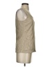 Dana Buchman 100% Nylon Tan Sleeveless Blouse Size S - photo 4