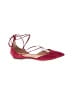 J.Crew 100% Leather Red Pink Flats Size 7 1/2 - photo 1