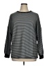 Unbranded 100% Polyester Stripes Gray Black Pullover Sweater Size XL - photo 1