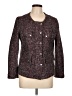 Club Monaco Tweed Burgundy Blazer Size 12 - photo 1