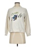 Amour Vert Floral Ivory Sweatshirt Size S - photo 1