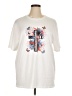 Unbranded Print Ivory Short Sleeve T-Shirt Size XL - photo 1