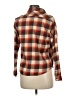 Billabong Plaid Brown Long Sleeve Button-Down Shirt Size M - photo 2