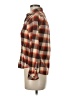 Billabong Plaid Brown Long Sleeve Button-Down Shirt Size M - photo 5