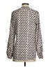 Calvin Klein Polka Dots Ivory Long Sleeve Blouse Size S - photo 2