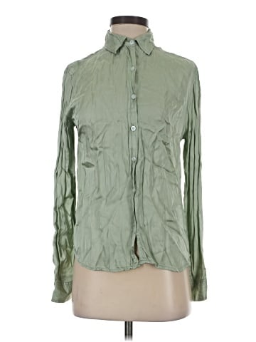 Assorted Brands Long Sleeve Silk Top (view 1)