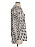Calvin Klein Polka Dots Ivory Long Sleeve Blouse Size S - photo 4
