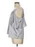 Lauren Conrad 100% Polyester Silver Sleeveless Blouse Size L - photo 5