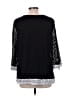 Alfred Dunner Black 3/4 Sleeve Blouse Size L - photo 2