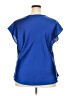 Unbranded Blue Short Sleeve Blouse Size 2X - photo 2