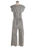 Caution to the Wind Stripes Silver Jumpsuit Size M - photo 2