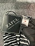 Zaful Stripes Black Casual Pants Size M - photo 7