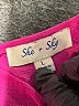 She + Sky Pink Short Sleeve Blouse Size L - photo 7
