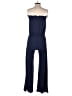 Mossimo Supply Co. Solid Blue Jumpsuit Size S - photo 2