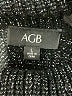 AGB Metallic Black Turtleneck Sweater Size L - photo 7