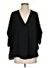 Umgee 100% Polyester Black 3/4 Sleeve Blouse Size S - photo 1