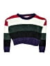 LUV LANE 100% Polyester Color Block Purple Pullover Sweater Size S - photo 1