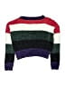 LUV LANE 100% Polyester Color Block Purple Pullover Sweater Size S - photo 2