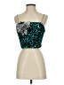 Love on a Hanger Teal Black Sleeveless Top Size XS - photo 1