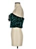 Love on a Hanger Teal Black Sleeveless Top Size XS - photo 5