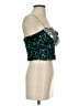 Love on a Hanger Teal Black Sleeveless Top Size XS - photo 4