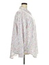 Lularoe Floral Silver Long Sleeve Blouse Size 3X - photo 4