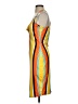 Unbranded Stripes Orange Cocktail Dress Size S - photo 5