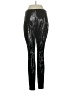 INC International Concepts Metallic Solid Black Silver Leggings Size S - photo 2