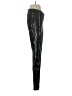 INC International Concepts Metallic Solid Black Silver Leggings Size S - photo 4