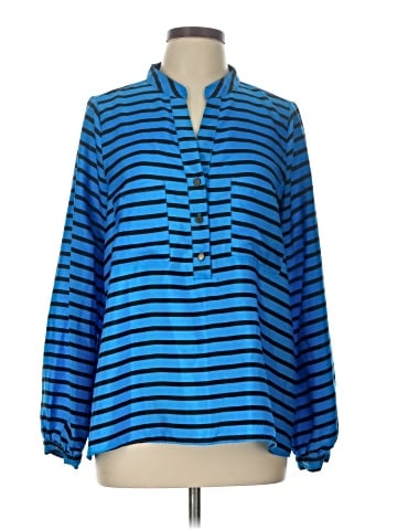 Aryn K. Long Sleeve Blouse (view 1)